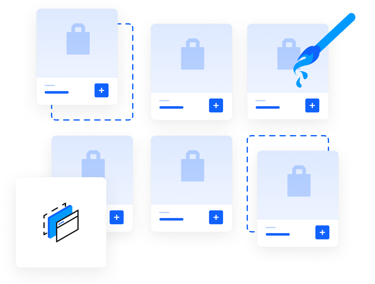 Site Builder -  Creating an impressive online store is effortless